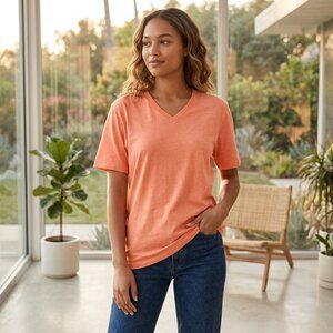 No Boundaries Active Tee – Orange – Women XL‎ – Short Sleeve